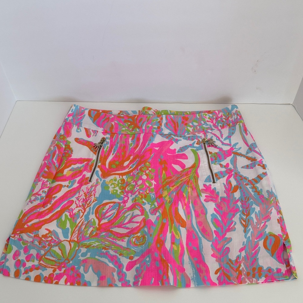 Lilly Pulitzer Colorful Floral Mini Skirt